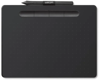 Wacom Intuos M (Без Bluetooth), черный (CTL-6100K-B)