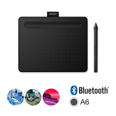 Графический планшет Wacom Intuos S Bluetooth, черный (CTL-4100WLK-N) (вскрытая упаковка)