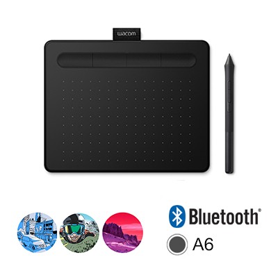 Wacom Intuos S Bluetooth, черный (CTL-4100WLK-N) (вскрытая упаковка)